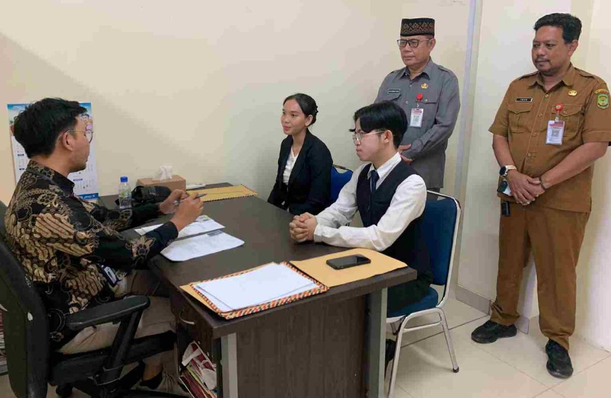 Disnaker Tanjungpinang Fasilitasi Rekrutmen Kerja, 30 Pencari Kerja Ikuti Wawancara PT PKSS.