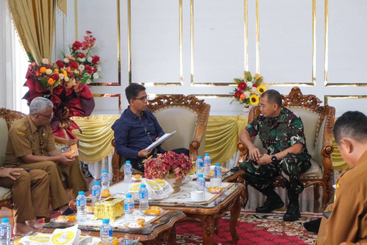 Pemkab Karimun dan Kodim 0317/Tbk Bahas Strategi Penyediaan Lahan untuk Percepatan Pembangunan KDMP.