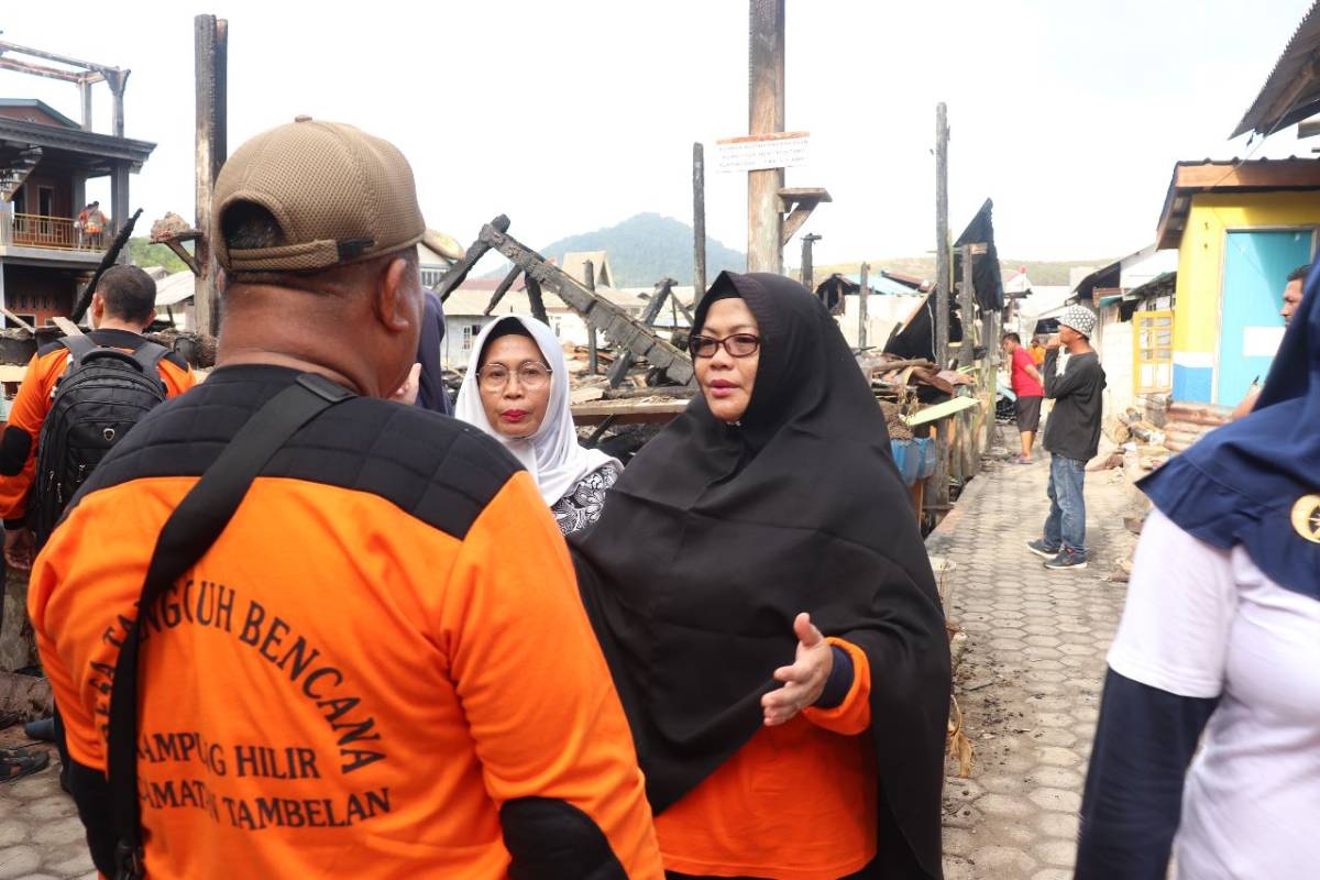Kepala Badan Penanggulangan Bencana Daerah (BPBD) Kabupaten Bintan, Ramlah.