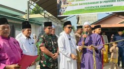 Bupati Karimun Jadi Khatib Idul Adha di Moro, Apresiasi Bantuan Sapi Kurban Presiden
