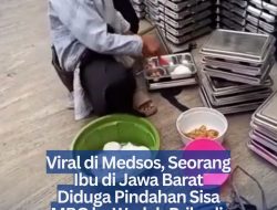 Viral di Medsos, Seorang Ibu di Jawa Barat Diduga Pindahan Sisa MBG ke Wadah Pribadi