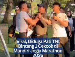 Viral, Diduga Pati TNI Bintang 1 Cekcok di Mandiri Jogja Marathon 2026