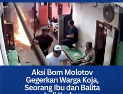 Aksi Bom Molotov Gegerkan Warga Koja, Seorang Ibu dan Balita Jadi Korban