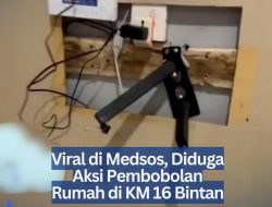 Viral di Medsos, Diduga Aksi Pembobolan Rumah di KM 16 Bintan