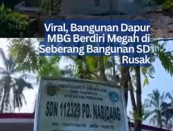 Viral, Bangunan Dapur MBG Berdiri Megah di Seberang Bangunan SD Rusak