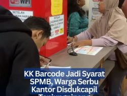 KK Barcode Jadi Syarat SPMB, Warga Serbu Kantor Disdukcapil Tanjungpinang