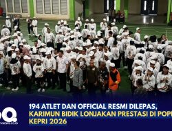194 Atlet dan Official Resmi Dilepas, Karimun Bidik Lonjakan Prestasi di POPDA Kepri 2026