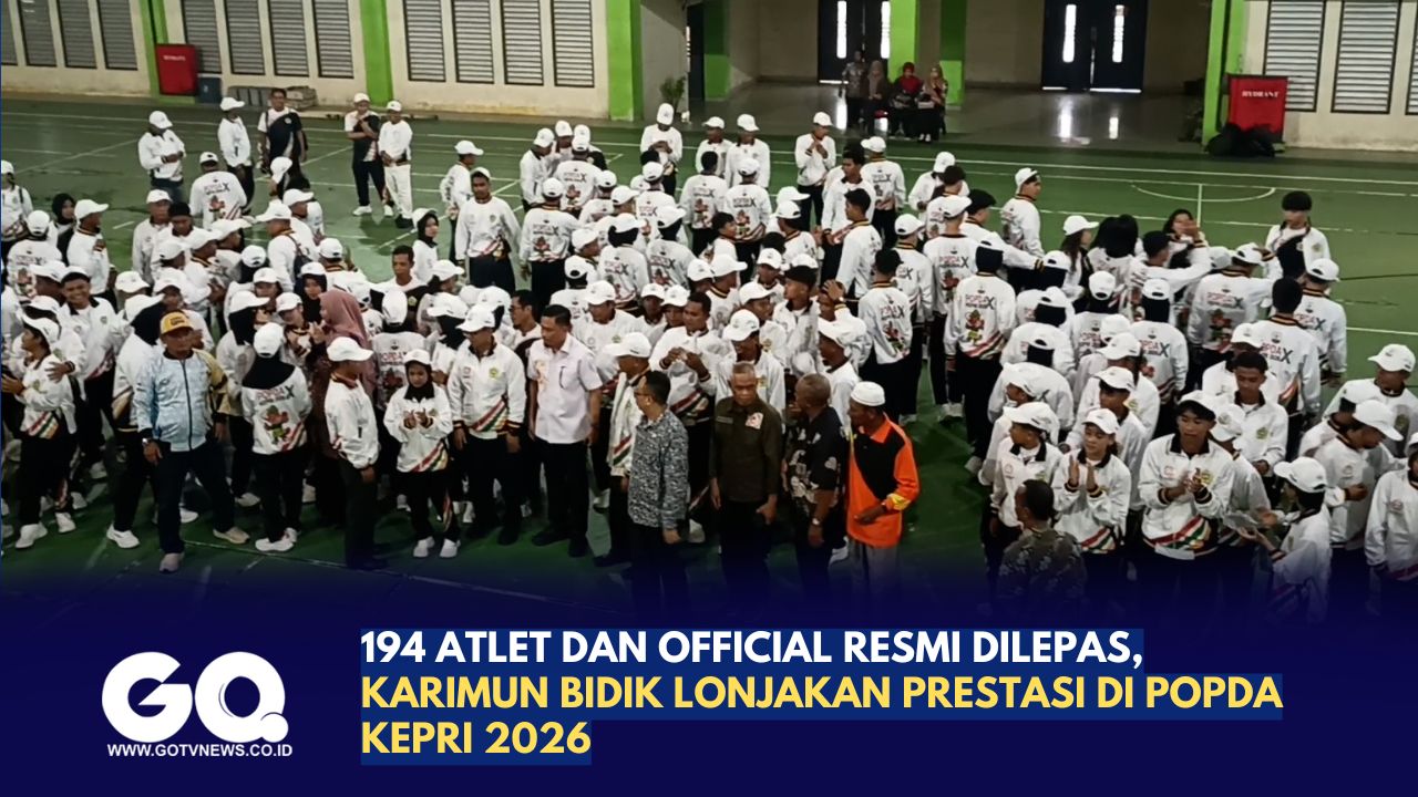 194 Atlet dan Official Resmi Dilepas, Karimun Bidik Lonjakan Prestasi di POPDA Kepri 2026.