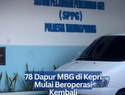 78 Dapur MBG di Kepri Mulai Beroperasi Kembali