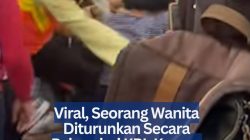 Viral, Seorang Wanita Diturunkan Secara Paksa dari KRL Karena Gantung Payung di Handgrip
