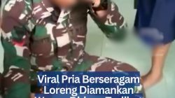 Viral Pria Berseragam Loreng Diamankan Warga, Diduga Terlibat Pencurian Kotak Amal Masjid