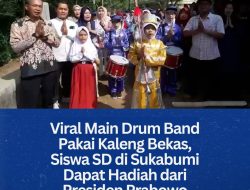 Viral Main Drum Band Pakai Kaleng Bekas, Siswa SD di Sukabumi Dapat Hadiah dari Presiden Prabowo