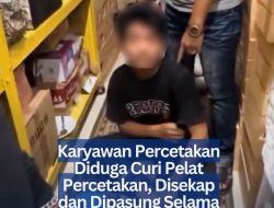 Karyawan Percetakan Diduga Curi Pelat Percetakan, Disekap dan Dipasung Selama Tiga Pekan