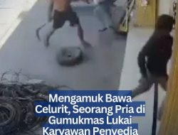 Mengamuk Bawa Celurit, Seorang Pria di Gumukmas Lukai Karyawan Penyedia Internet