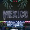 Pembukaan Piala Dunia 2026, Ribuan Drone Hiasi Langit Mexico
