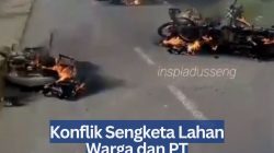 Konflik Sengketa Lahan Warga dan PT Bridgestone, Puluhan Kendaraan Terbakar