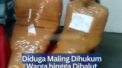 Diduga Maling Dihukum Warga hingga Dibalut Lakban, Disebut Mirip Teletubbies