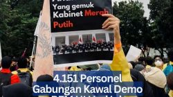 4.151 Personel Gabungan Kawal Demo BEM UI Hari Ini, Mahasiswa Sampaikan 5 Poin Tuntutan