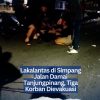 Lakalantas di Simpang Jalan Damai Tanjungpinang, Tiga Korban Dievakuasi