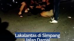 Lakalantas di Simpang Jalan Damai Tanjungpinang, Tiga Korban Dievakuasi