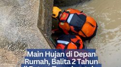 Main Hujan di Depan Rumah, Balita 2 Tahun di Batam Terpeleset dan Hanyut ke Gorong-Gorong
