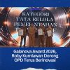 Galanova Award 2026, Roby Kurniawan Dorong OPD Terus Berinovasi