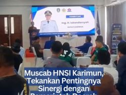 Muscab HNSI Karimun, Tekankan Pentingnya Sinergi dengan Pemerintah Daerah