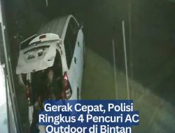 Gerak Cepat, Polisi Ringkus 4 Pencuri AC Outdoor di   Bintan