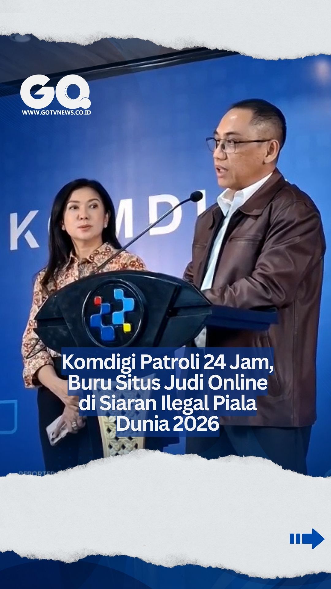 Komdigi Patroli 24 Jam, Buru Situs Judi Online di Siaran Ilegal Piala Dunia 2026.