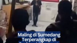 Maling di Sumedang Terperangkap di Gudang Indomaret, Warga Berhasil Amankan Pelaku