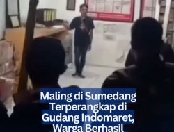 Maling di Sumedang Terperangkap di Gudang Indomaret, Warga Berhasil Amankan Pelaku
