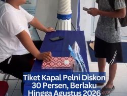 Tiket Kapal Pelni Diskon 30 Persen, Berlaku Hingga Agustus 2026