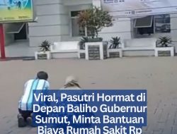 Viral, Pasutri Hormat di Depan Baliho Gubernur Sumut, Minta Bantuan Biaya Rumah Sakit Rp 136 Juta