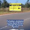 Perbaikan Jembatan Lintas Barat Bintan Ditarget Rampung Agustus