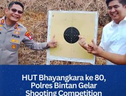 HUT Bhayangkara ke 80, Polres Bintan Gelar Shooting Competision