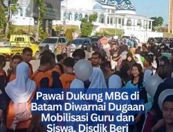 Pawai Dukung MBG di Batam Diwarnai Dugaan Mobilisasi Guru dan Siswa, Disdik Beri Klarifikasi