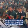 Nelayan Bintan Kembali Demo DPRD Kepri Tolak Sedimentasi Pasir Laut