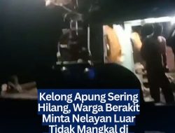 Kelong Apung Sering Hilang, Warga Berakit Minta Nelayan Luar Tidak Mangkal di Perairan Setempat