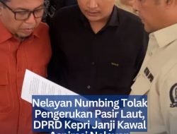 Nelayan Numbing Tolak Pengerukan Pasir Laut, DPRD Kepri Janji Kawal Aspirasi Nelayan