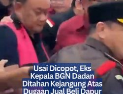 Usai Dicopot, Eks Kepala BGN Dadan Ditahan Kejangung Atas Dugaan Jual Beli Dapur MBG
