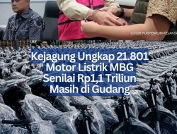 Kejagung Ungkap 21.801 Motor Listrik MBG Senilai Rp1,1 Triliun Masih di Gudang