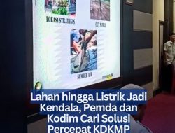 Lahan hingga Listrik Jadi Kendala, Pemda dan Kodim Cari Solusi Percepat KDKMP Karimun