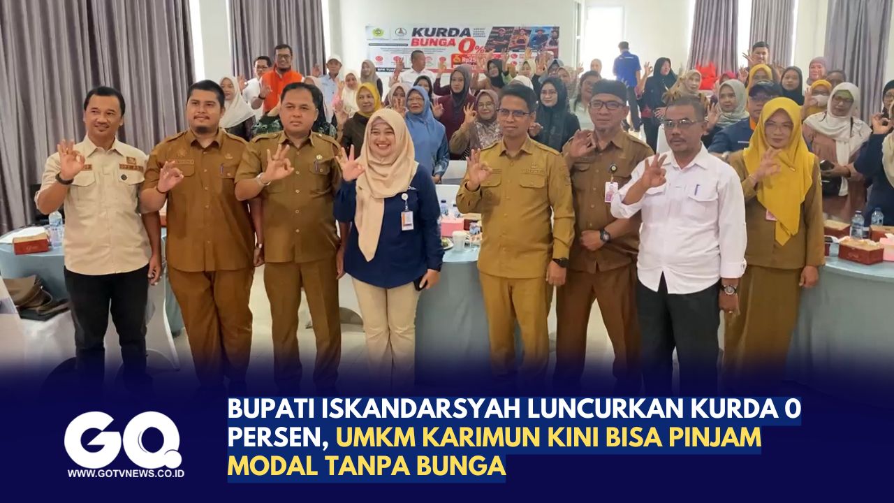 Bupati Iskandarsyah Luncurkan KURDA 0 Persen, UMKM Karimun Kini Bisa Pinjam Modal Tanpa Bunga.