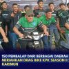 150 Pembalap dari Berbagai Daerah di Kepri Meriahkan Drag Bike KPK Season II 2026 di Karimun