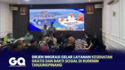 Dirjen Imigrasi Gelar Layanan Kesehatan Gratis dan Bakti Sosial di Rudenim Tanjungpinang