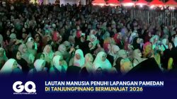 Lautan Manusia Penuhi Lapangan Pamedan di Tanjungpinang Bermunajat 2026