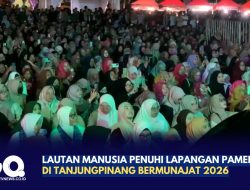 Lautan Manusia Penuhi Lapangan Pamedan di Tanjungpinang Bermunajat 2026