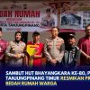 Sambut HUT Bhayangkara ke-80, Polsek Tanjungpinang Timur Resmikan Program Bedah Rumah Warga