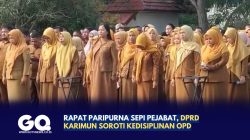 Rapat Paripurna Sepi Pejabat, DPRD Karimun Soroti Kedisiplinan OPD