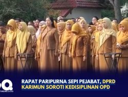 Rapat Paripurna Sepi Pejabat, DPRD Karimun Soroti Kedisiplinan OPD